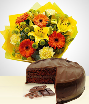 Combos Especiales - Oferta Primaveral: Bouquet y Torta