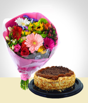 Tortas y Chocolates - Mix Floral Goloso