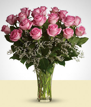 San Valentn - Arreglo de Rosas Rosadas