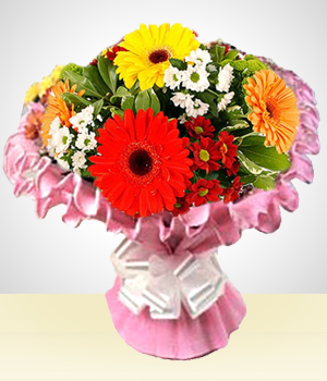 Flores :  - Bouquet Alegría