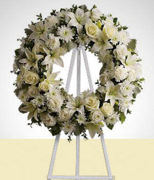 Flores a Argentina Oraciones - Corona de Condolencias