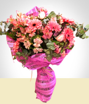 Felicitaciones - Bouquet Elegante